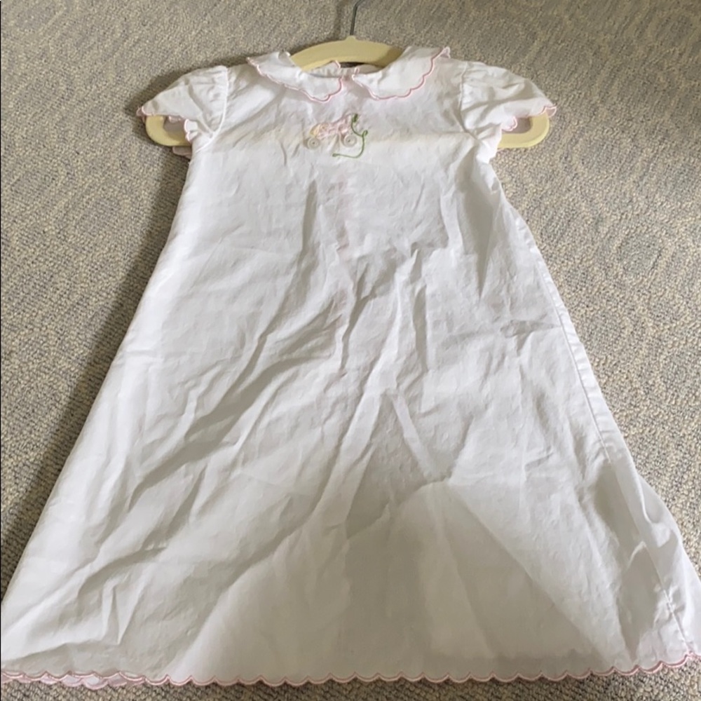 Little English embroidered day gown